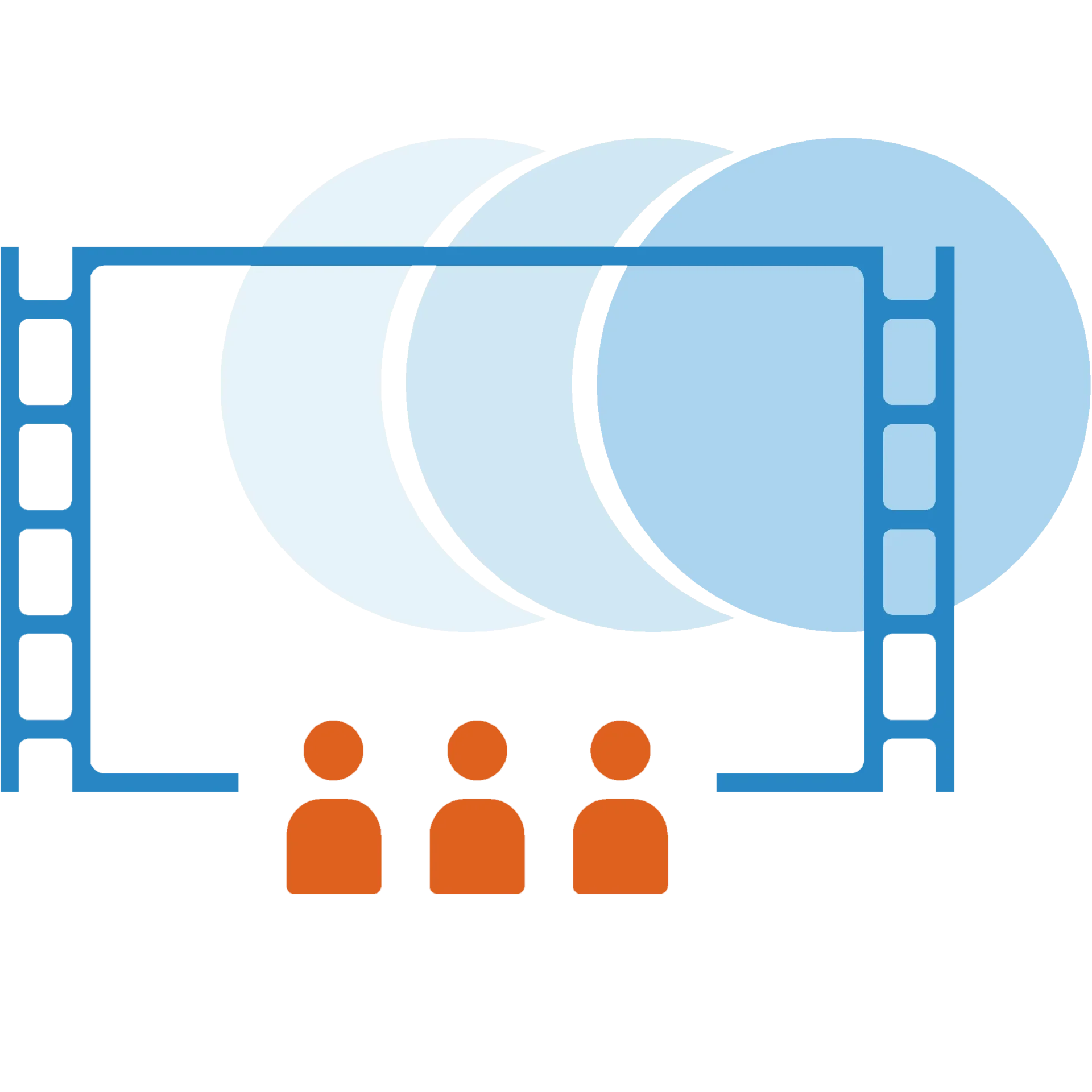 icons movie - cinema - graphic design ilaria gatto - emuvi icon - Italcert