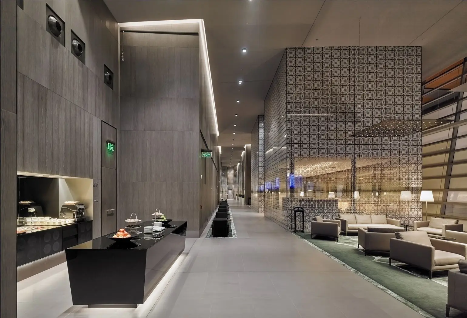Business and Lounge Zones – Interior Architecture – Ilaria Gatto – Qatar Airways Premium Lounges