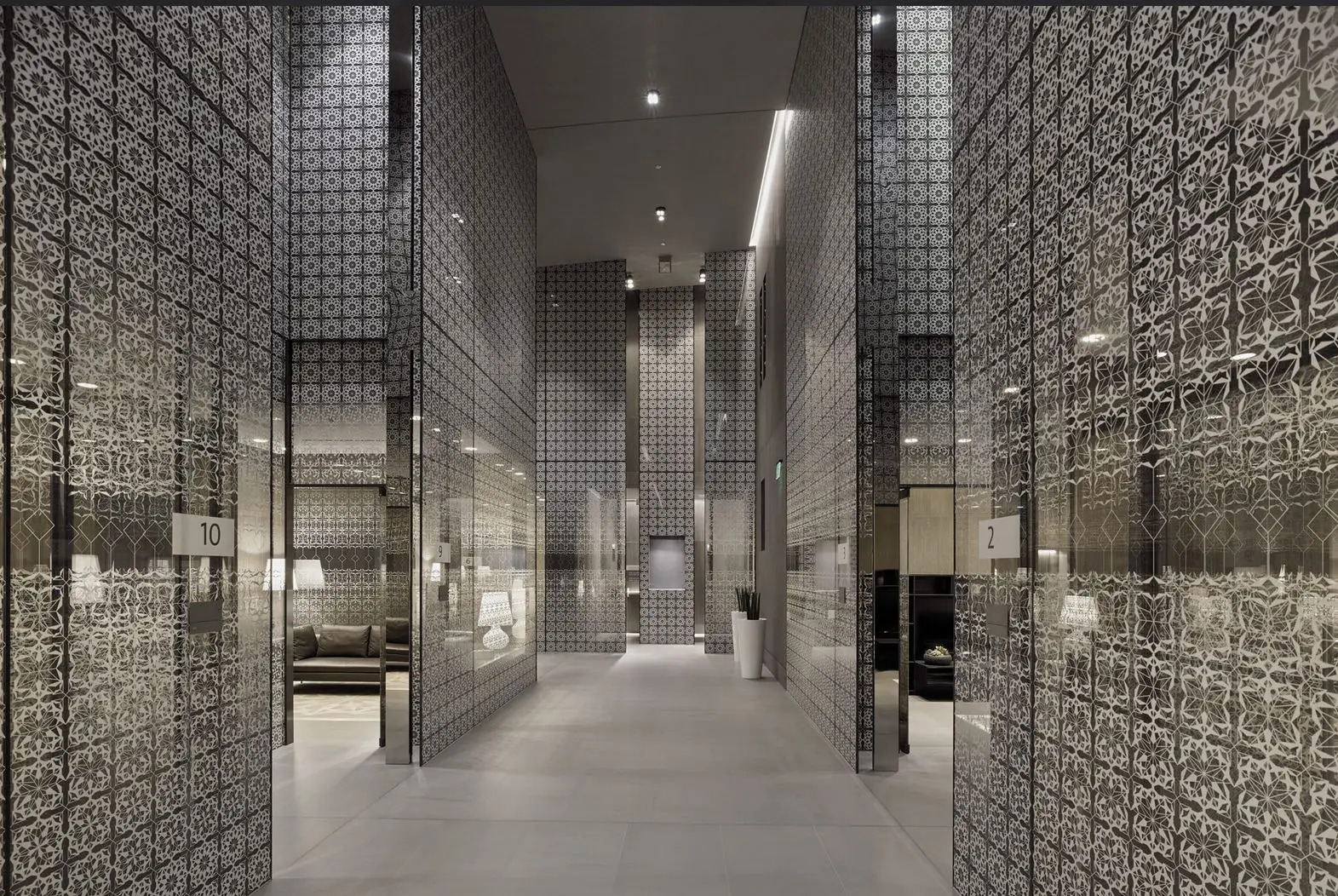 Window Decor Rest Zones – Interior Architecture – Ilaria Gatto – Qatar Airways Premium Lounges