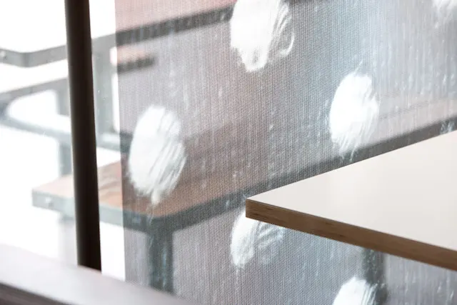 Mc Donalds Antas Restaurant Porto Portugal - Seating Area Table Detail - Interior Design - Ilaria Gatto - architect