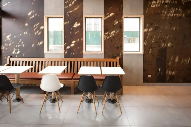 Mc Donalds Antas Restaurant Porto Portugal - Ceiling and Lighting Design - Interior Design - Ilaria Gatto - architect