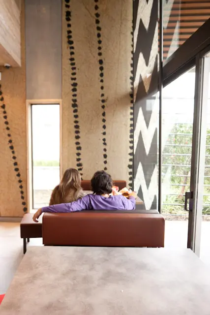 Seating Area and Wall Finishes - Interior Design - Ilaria Gatto - architect - Mc Donalds Antas Restaurant Porto Portugal