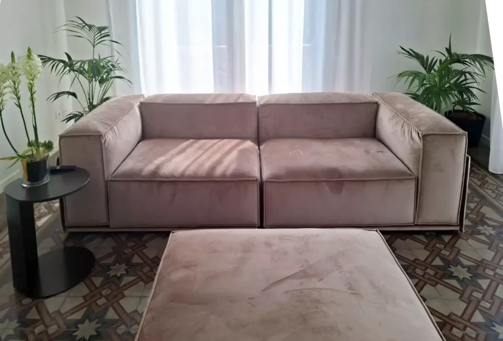 Living Room Sofa Space – Interior Architecture – Ilaria Gatto – Renovation of a 1930s Apartment in Reggio Calabria